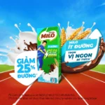 Thùng Sữa lúa mạch Nestle MILO ít đường (48  x 180ml) - Ảnh 5