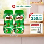 Combo 2 hũ thức uống lúa mạch Nestlé® Milo® nguyên chất 400g (hũ nhựa)